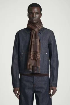 COS FRINGED WOOL-CASHMERE SCARF- Hats & Scarves