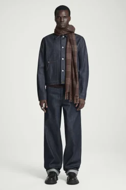COS FRINGED WOOL-CASHMERE SCARF- Hats & Scarves