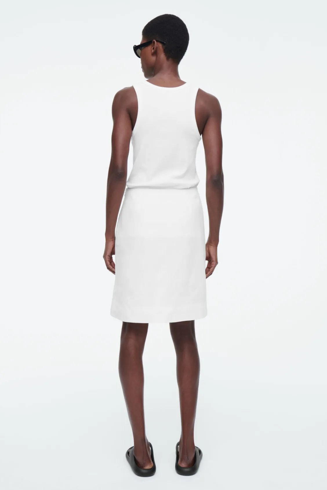 COS FRONT-PLEAT MINI SKIRT-Women Skirts
