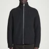 COS FUNNEL-NECK KNITTED WOOL JACKET- Sweaters & Cardigans | Coats & Jackets