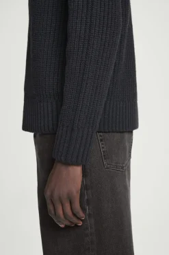 COS FUNNEL-NECK KNITTED WOOL JACKET- Sweaters & Cardigans | Coats & Jackets