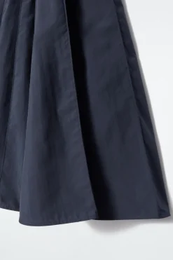 COS FUNNEL-NECK PANELED MIDI DRESS-Women Dresses & Jumpsuits