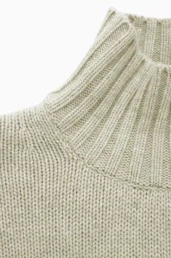 COS FUNNEL-NECK PURE CASHMERE SWEATER-Women Cashmere | Sweaters & Cardigans