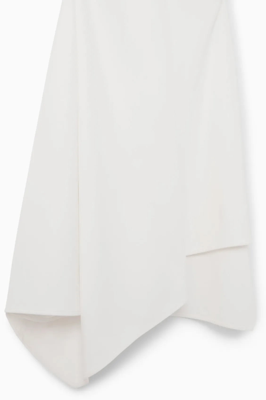 COS GATHERED ASYMMETRIC MIDI DRESS-Women Dresses & Jumpsuits