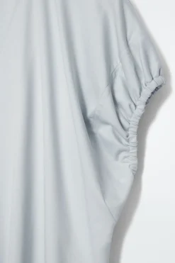 COS GATHERED COTTON BLOUSE-Women Shirts & Blouses | Tops