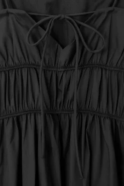 COS GATHERED-WAIST MIDI DRESS-Women Dresses & Jumpsuits