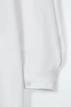 COS GRANDAD-COLLAR MIDI SHIRT DRESS-Women Dresses & Jumpsuits