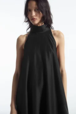 COS HALTERNECK A-LINE MAXI DRESS-Women Dresses & Jumpsuits