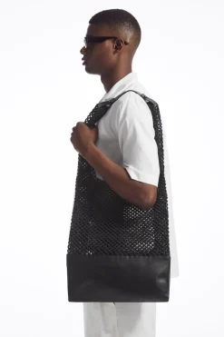 COS HAND-WOVEN TOTE - LEATHER- Bags & Wallets