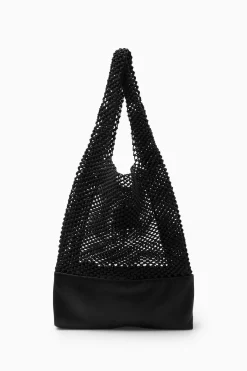 COS HAND-WOVEN TOTE - LEATHER- Bags & Wallets