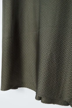 COS HERRINGBONE MAXI SHIRT DRESS-Women Dresses & Jumpsuits