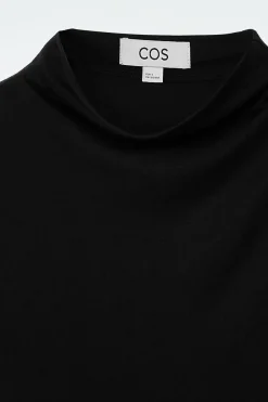 COS HIGH-NECK SLEEVELESS TANK TOP-Women T-Shirts | Tops