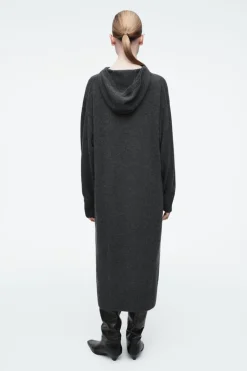 COS HOODED MERINO WOOL MAXI DRESS-Women Dresses & Jumpsuits | Sweaters & Cardigans