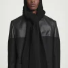 COS HOODED RIBBED CASHMERE-BLEND SCARF- Hats & Scarves | Cashmere