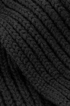 COS HOODED RIBBED CASHMERE-BLEND SCARF- Hats & Scarves | Cashmere
