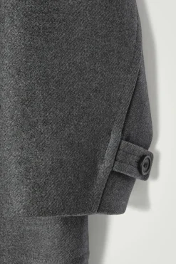 COS HOODED WOOL DUFFLE COAT- Coats & Jackets