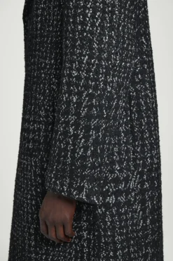 COS HOUNDSTOOTH BOUCLÉ OVERCOAT- Coats & Jackets