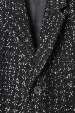 COS HOUNDSTOOTH BOUCLÉ OVERCOAT- Coats & Jackets