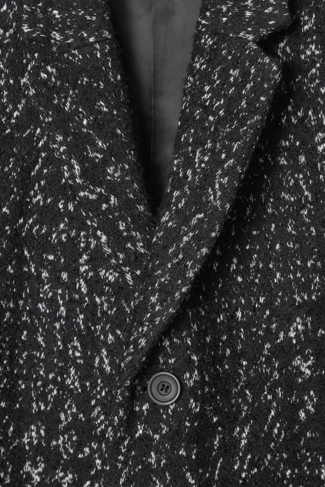 COS HOUNDSTOOTH BOUCLÉ OVERCOAT- Coats & Jackets