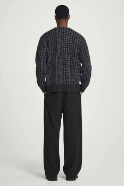 COS HOUNDSTOOTH MOHAIR-BLEND CARDIGAN- Sweaters & Cardigans
