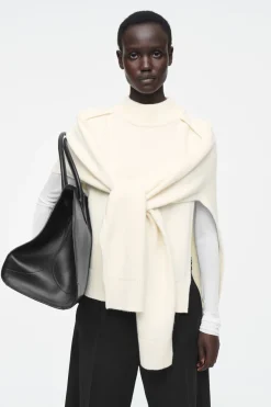 COS HYBRID WOOL CAPE SWEATER-Women Capes & Hybrids | Sweaters & Cardigans