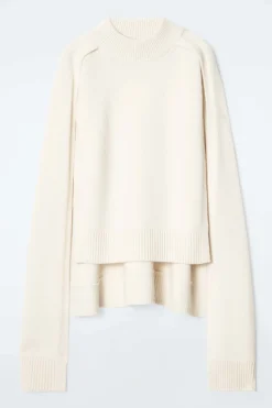 COS HYBRID WOOL CAPE SWEATER-Women Capes & Hybrids | Sweaters & Cardigans