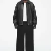 COS JERSEY WIDE-LEG JOGGERS-Women Pants
