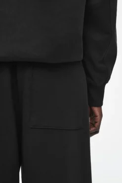 COS JERSEY WIDE-LEG JOGGERS-Women Pants