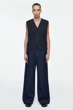 COS KNITTED CASHMERE-BLEND TANK-Women Tops | Cashmere