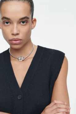 COS KNITTED CASHMERE-BLEND TANK-Women Tops | Cashmere