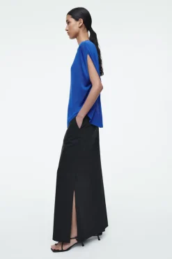 COS KNITTED CIRCLE-CUT T-SHIRT-Women T-Shirts | Tops