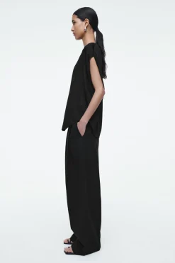 COS KNITTED CIRCLE-CUT T-SHIRT-Women T-Shirts | Tops