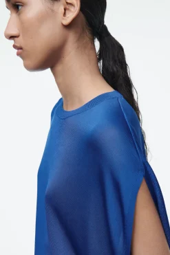 COS KNITTED CIRCLE-CUT T-SHIRT-Women T-Shirts | Tops