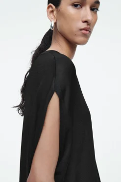 COS KNITTED CIRCLE-CUT T-SHIRT-Women T-Shirts | Tops