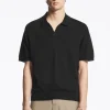 COS KNITTED LINEN POLO SHIRT- Polo Shirts | Sweaters & Cardigans