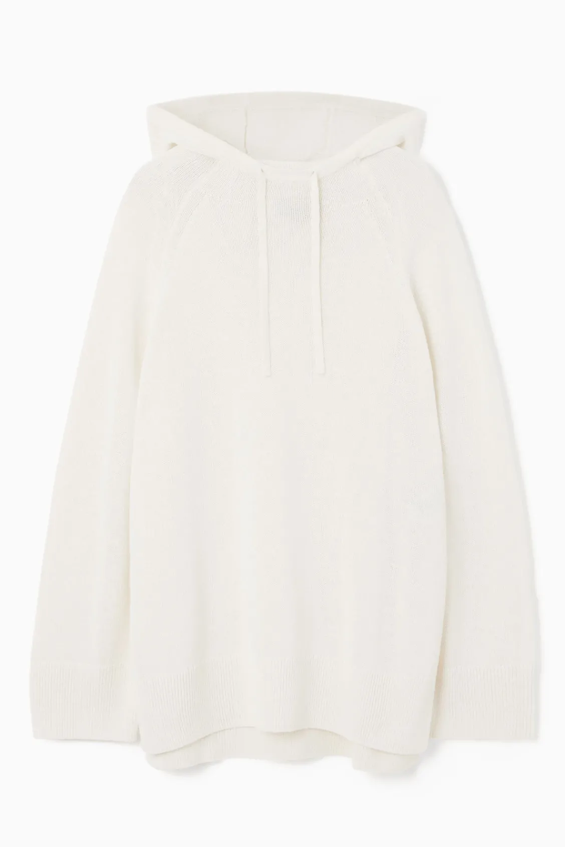 COS KNITTED LINEN-BLEND HOODIE-Women Tops | Sweaters & Cardigans