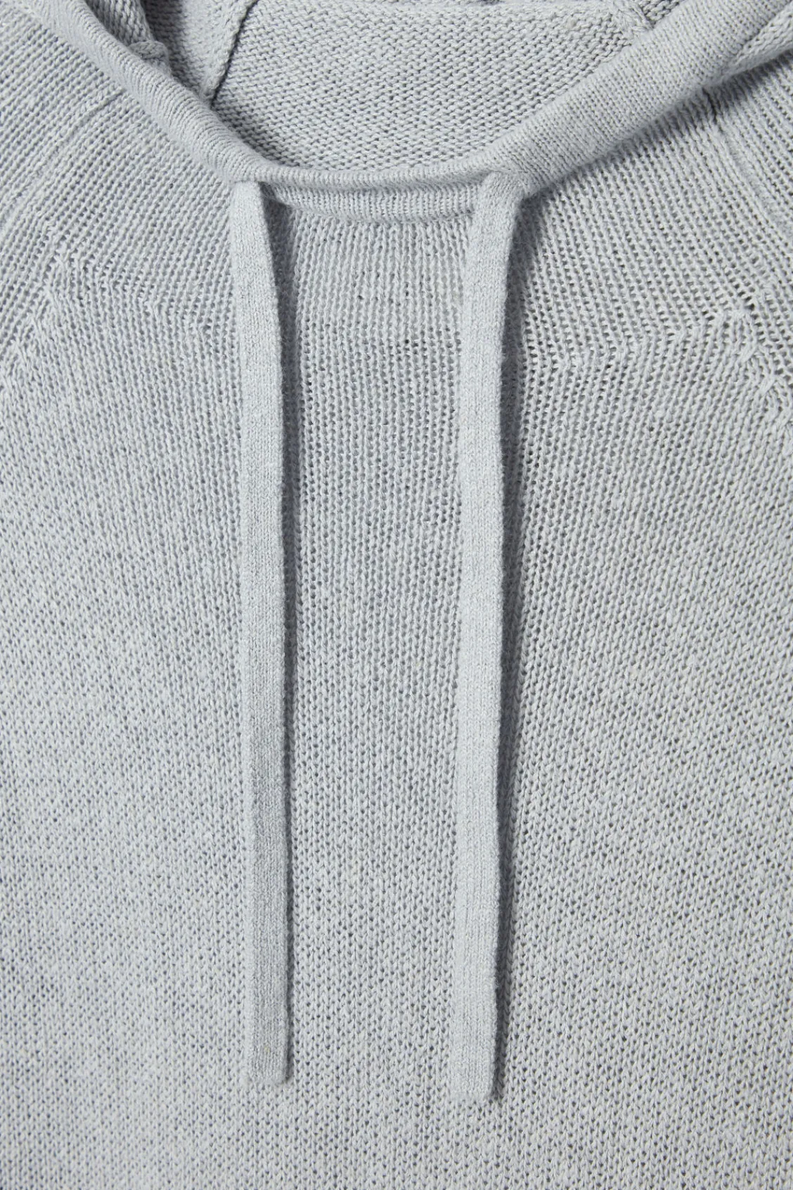 COS KNITTED LINEN-BLEND HOODIE-Women Tops | Sweaters & Cardigans