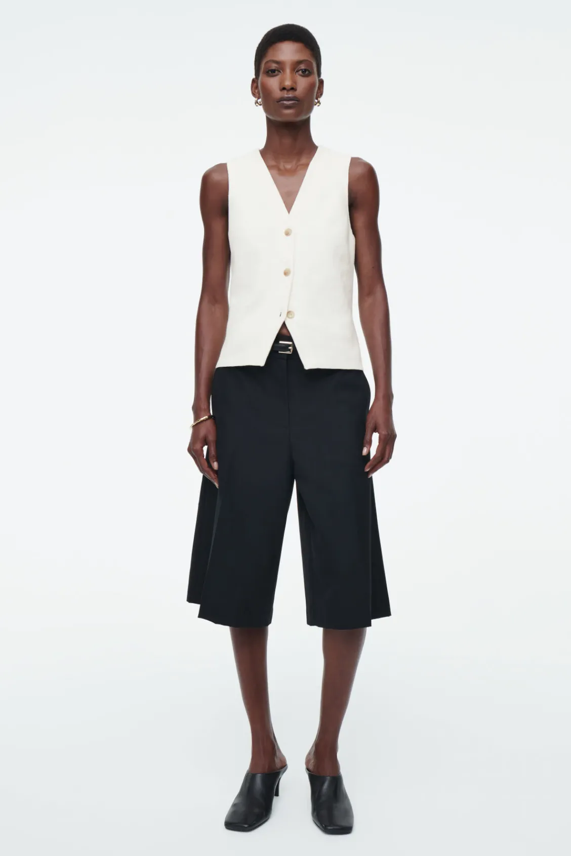 COS KNITTED VEST-Women Tops | Sweaters & Cardigans