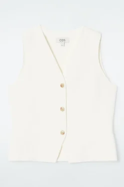 COS KNITTED VEST-Women Tops | Sweaters & Cardigans