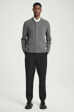 COS KNITTED WOOL BOMBER JACKET- Sweaters & Cardigans | Coats & Jackets