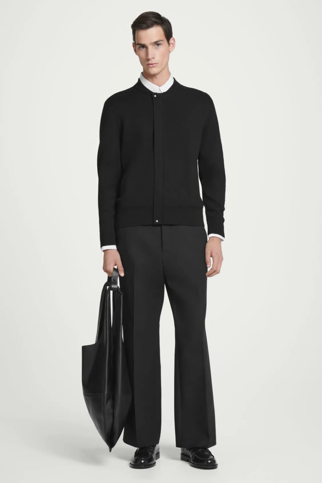 COS KNITTED WOOL BOMBER JACKET- Sweaters & Cardigans | Coats & Jackets