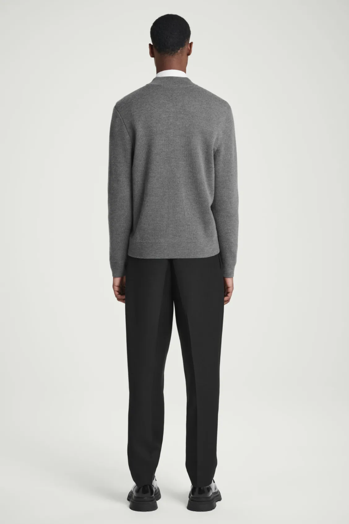 COS KNITTED WOOL BOMBER JACKET- Sweaters & Cardigans | Coats & Jackets