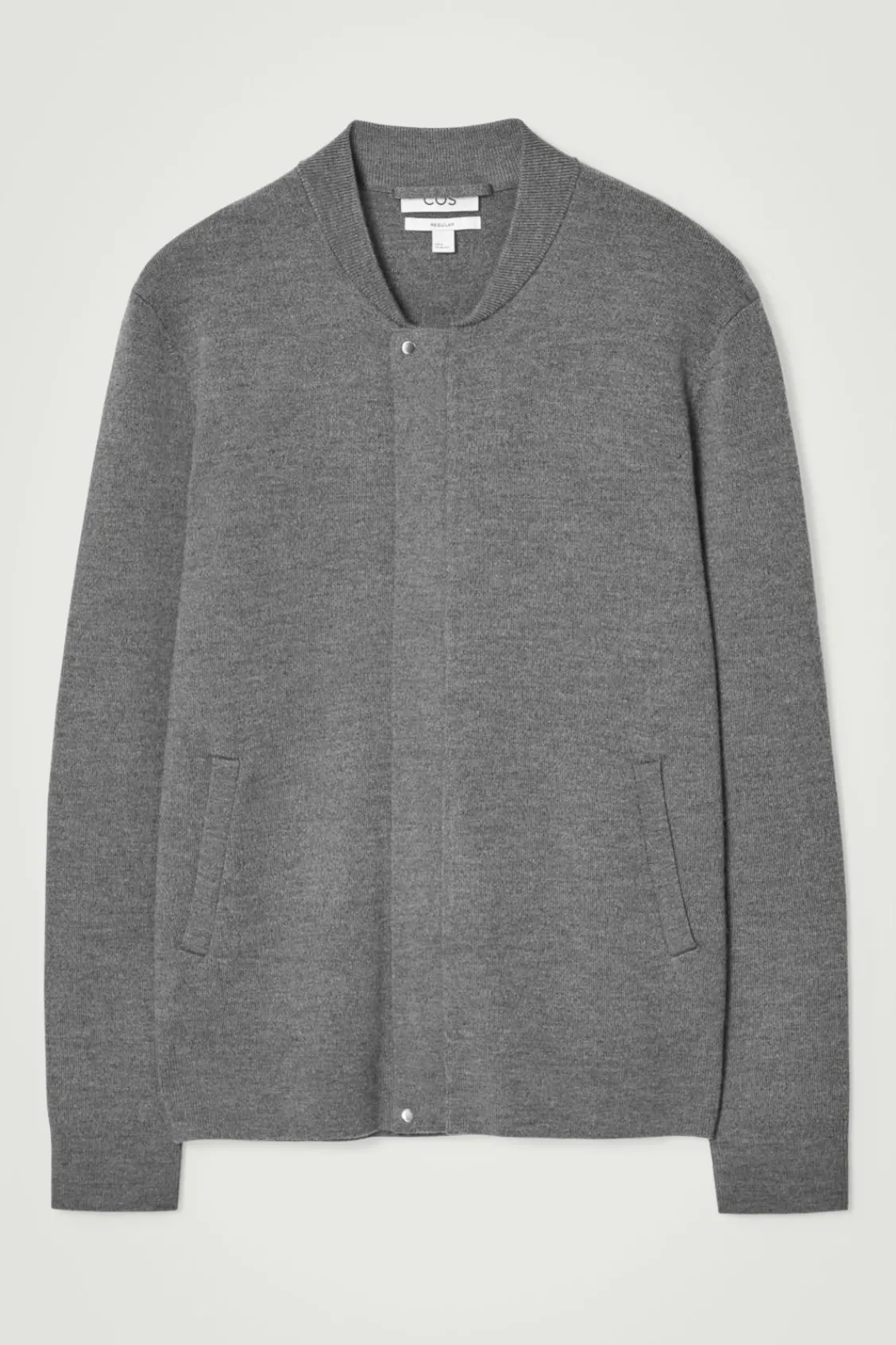 COS KNITTED WOOL BOMBER JACKET- Sweaters & Cardigans | Coats & Jackets