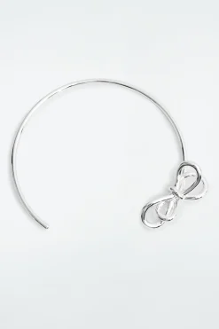COS KNOTTED BOW CHOKER-Women Jewelry