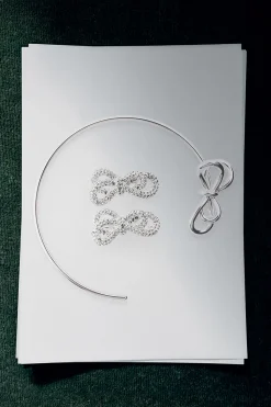 COS KNOTTED BOW CHOKER-Women Jewelry