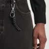 COS KNOTTED LEATHER KEYRING- Bags & Wallets