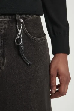 COS KNOTTED LEATHER KEYRING- Bags & Wallets