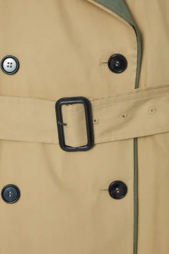 COS LAYERED DOUBLE-BREASTED TRENCH COAT-Women Coats & Jackets