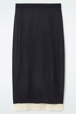 COS LAYERED KNITTED SKIRT-Women Skirts | Sweaters & Cardigans