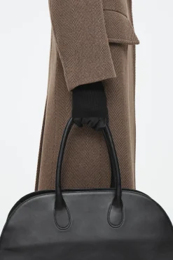 COS LAYERED LEATHER GLOVES-Women Hats & Scarves